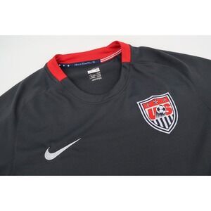 Nike USA Soccer‎ National Team 2008 World Cup Mens Gray Knit Jersey Men's Medium